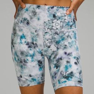 LULULEMON NWT ALIGN HIGH RISE SHORTS 8” IN KALEIDOSCOPE MULTI PRINT 16 18 20